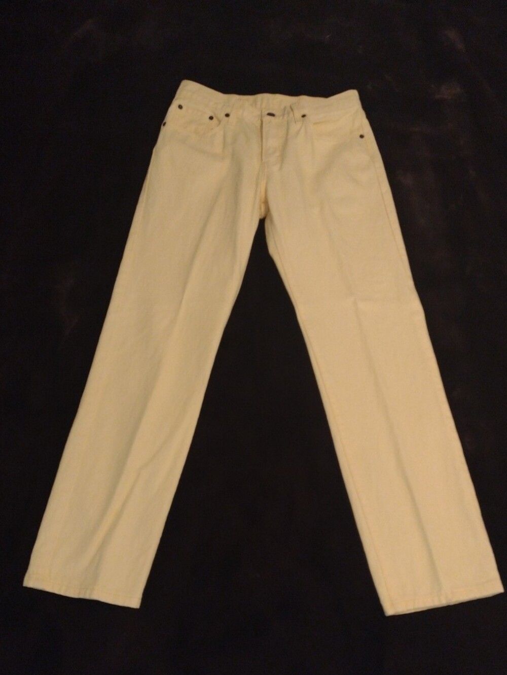 Levis Jeans Womens 27x30 Yellow Denim Summer Bright Sunny
